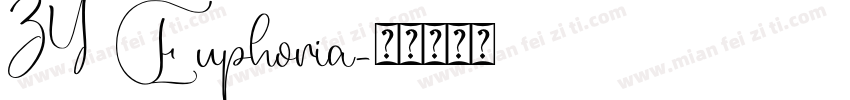 ZY Euphoria字体转换